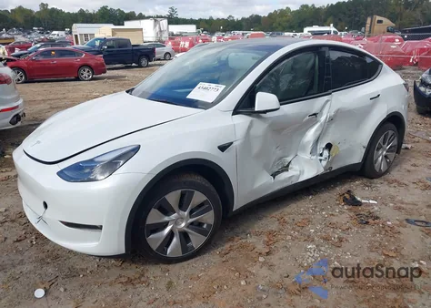 2023 Tesla Model Y Awd/Long Range Dual Motor All-Wheel Drive из США, поврежденный, VIN 7SAYGDEE2PF697616